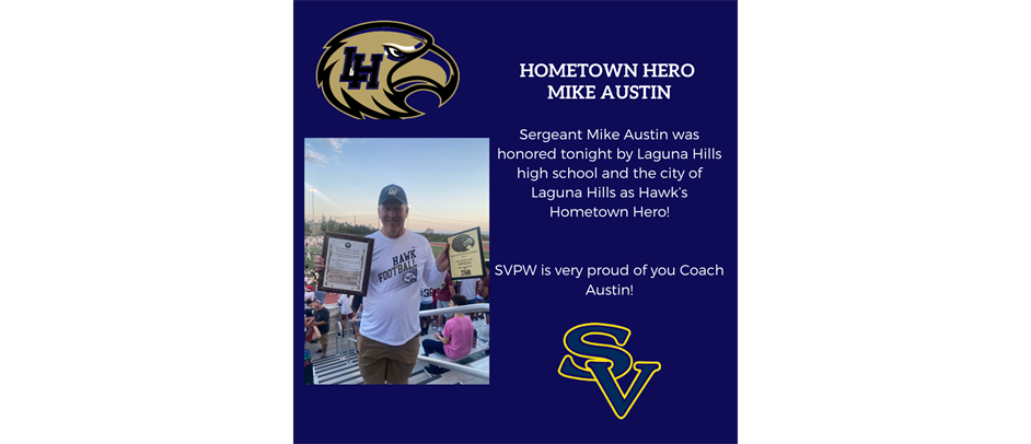 Hometown Hero Coach Austin!